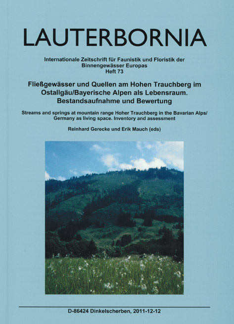 Lauterbornia issue 73 Streams and springs at mountain range Hoher Trauchberg (2011)